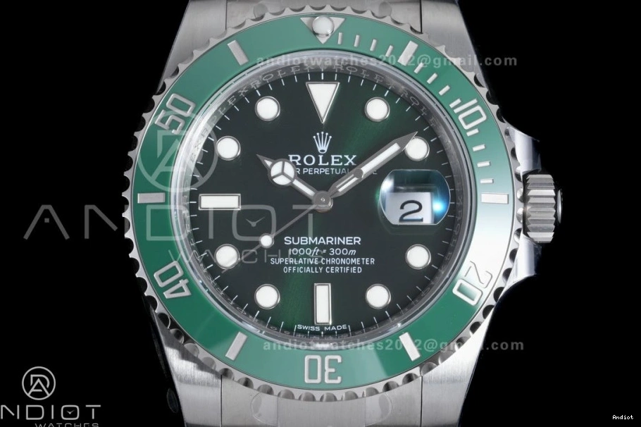 Steel VS3135 Submariner 1:1 Edition Hulk LV 904L Ceramic 116610 Green VSF Best 0510